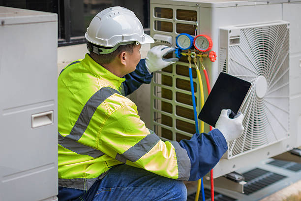 Professional Ductwork Repair technician working in Fayetteville, NY